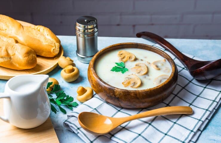 خرید وقیمت سوپ جو وقارچ با خامه نیمه آماده +فروش عمده